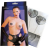 Chilirose - Cr 4662 Cache Tétons Argent & Noir